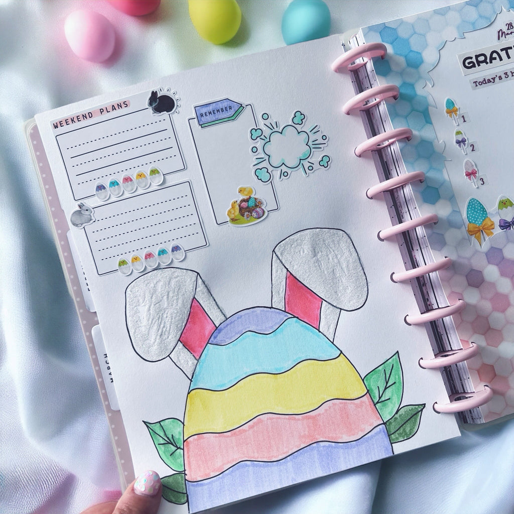 Unleash Your Inner Artist: A Hand-Drawn Easter in Your Planner