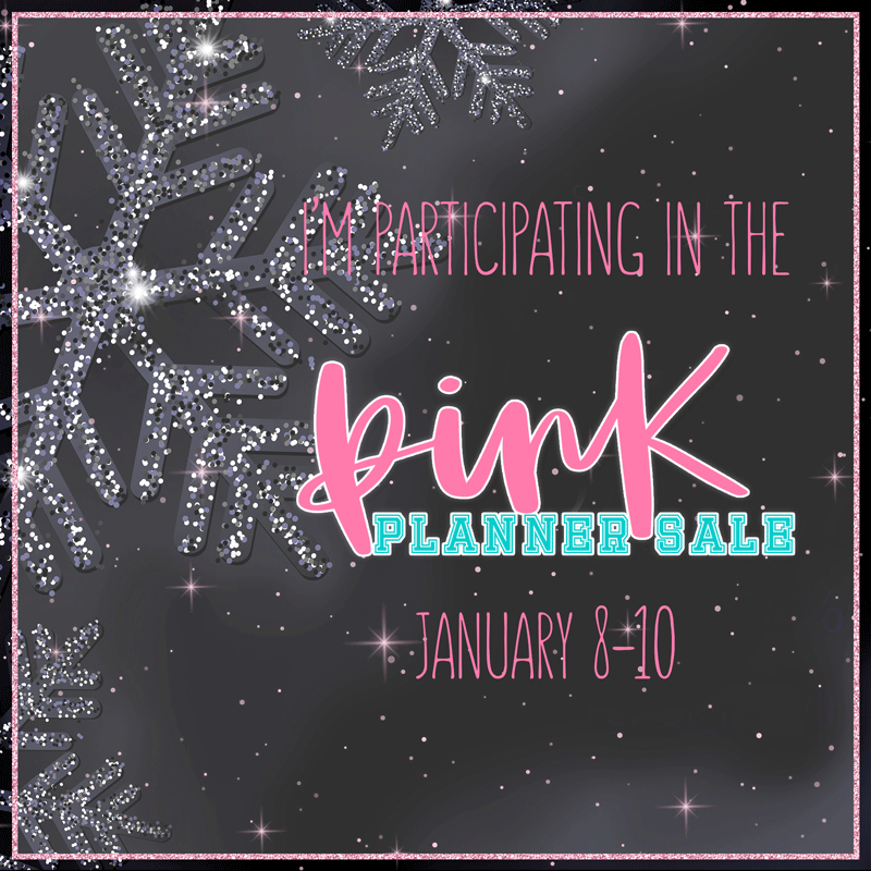 Pink Planner Sale Details