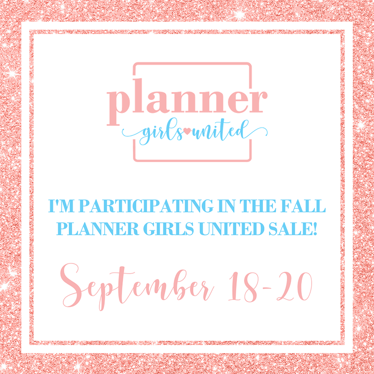 Planner Girls United Fall Sale