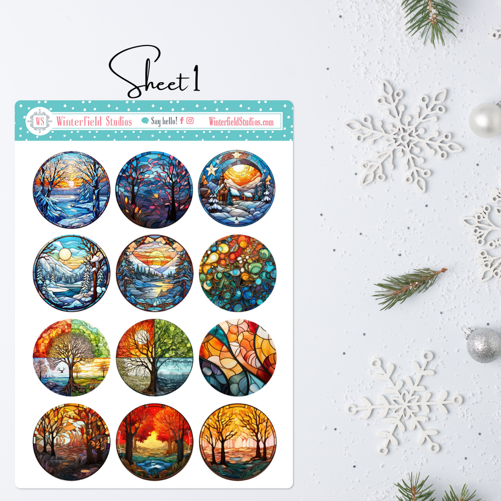 Planner Scene Stickers – Winterfield Studios