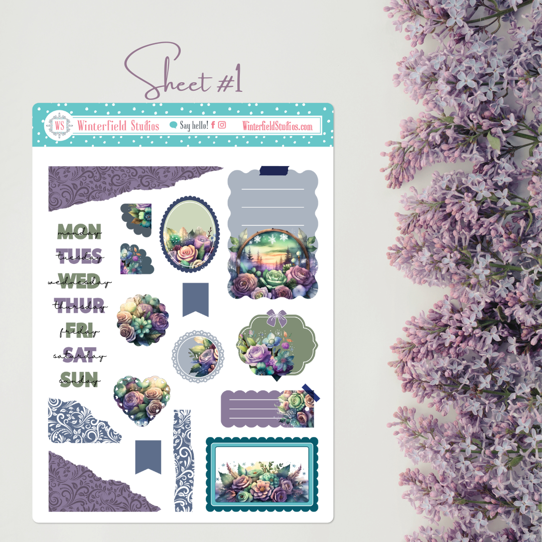 Breezy Days - Weekly Bullet Journal Sticker Kit – Winterfield Studios