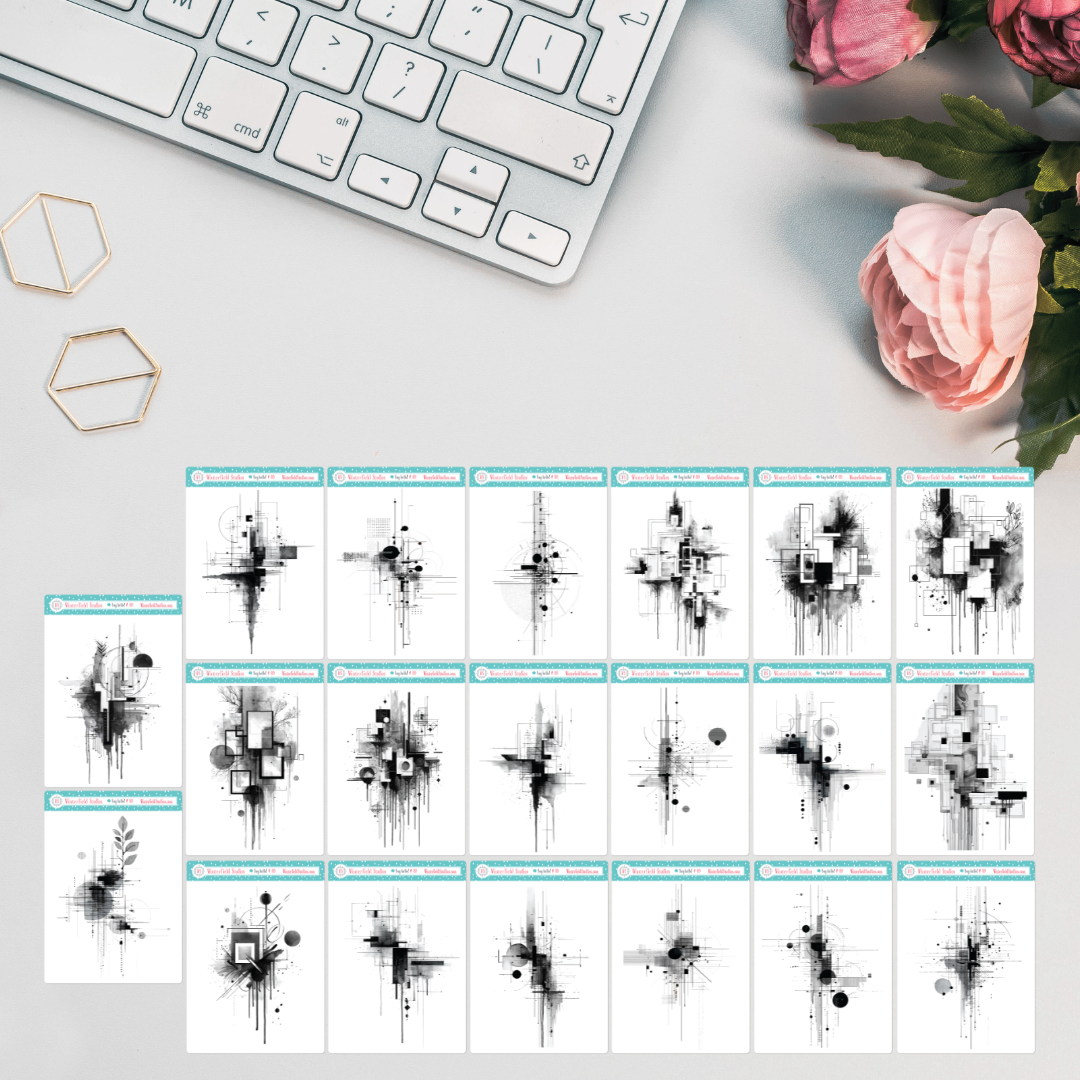 The Collage Series Layering Stickers for Decorative Planning ...
