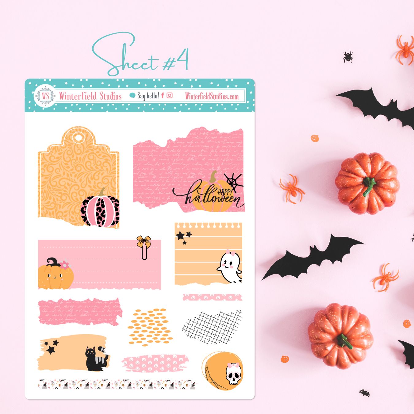 Seasons Creeping's Monthly planner stickers, Halloween sticker kit,  Standard Vertical Monthly sticker kit, Christmas stickers