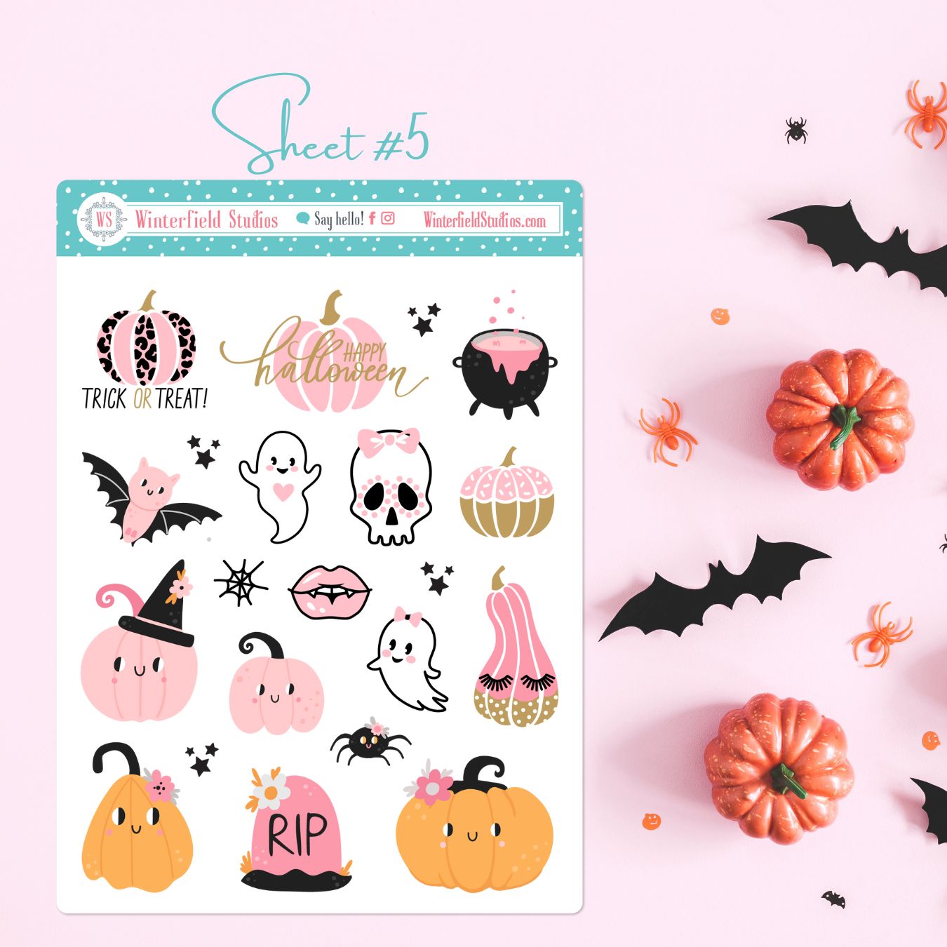 Seasons Creeping's Monthly planner stickers, Halloween sticker kit,  Standard Vertical Monthly sticker kit, Christmas stickers