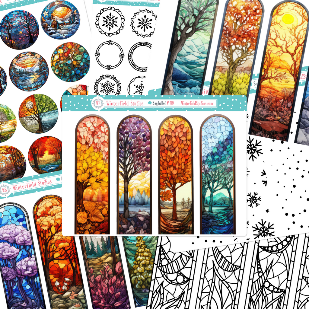 Planner Scene Stickers – Winterfield Studios