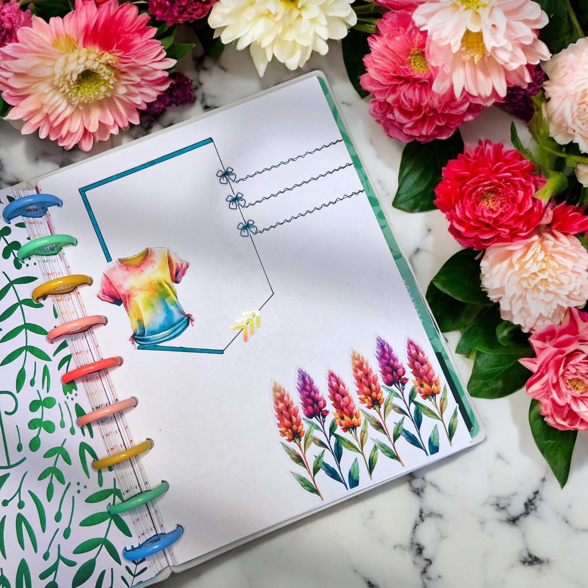Summer Vibes Bullet Journal Sticker Kit โ Winterfield Studios