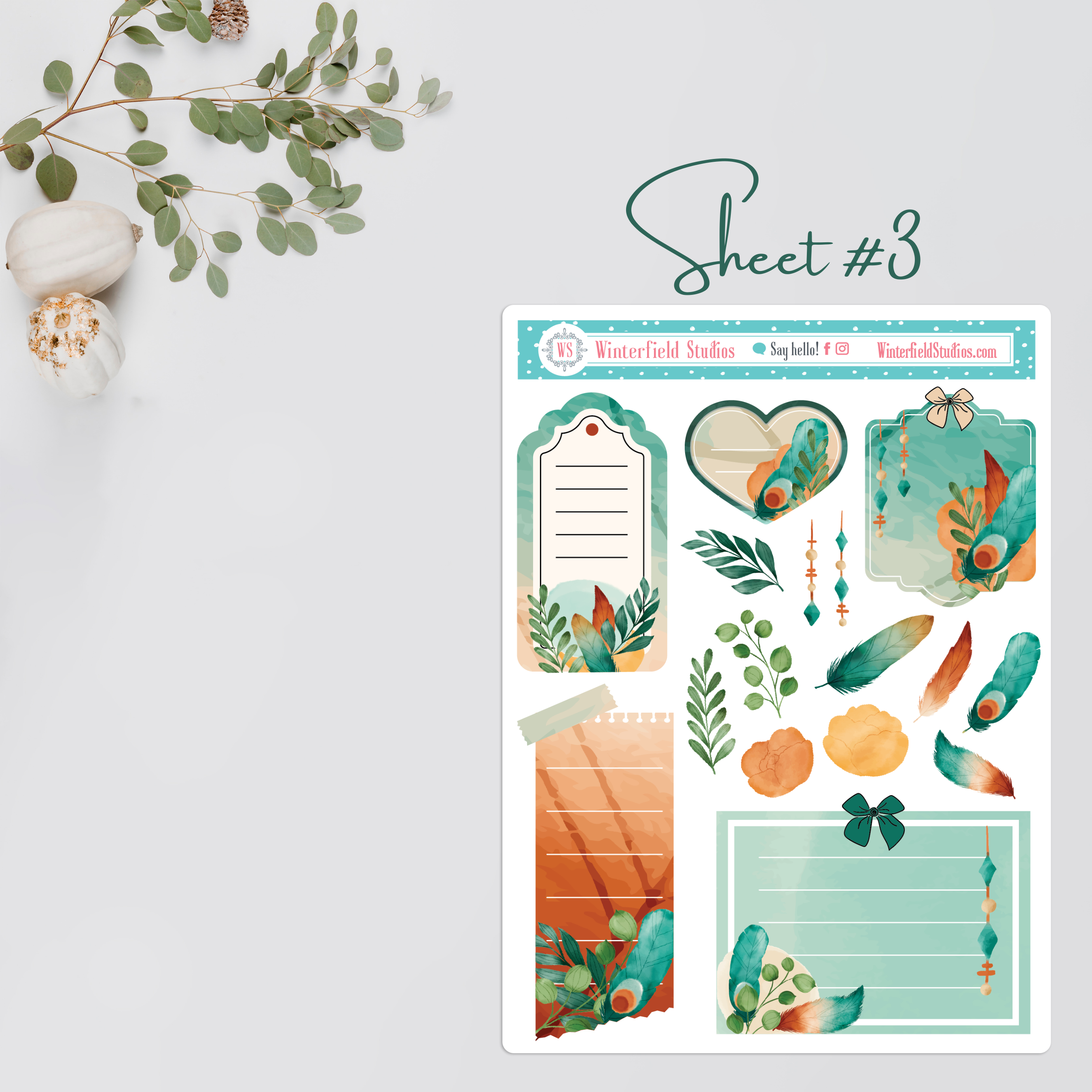 Spring Coffee Shop Stickers for Bullet Journal – ANOOK3