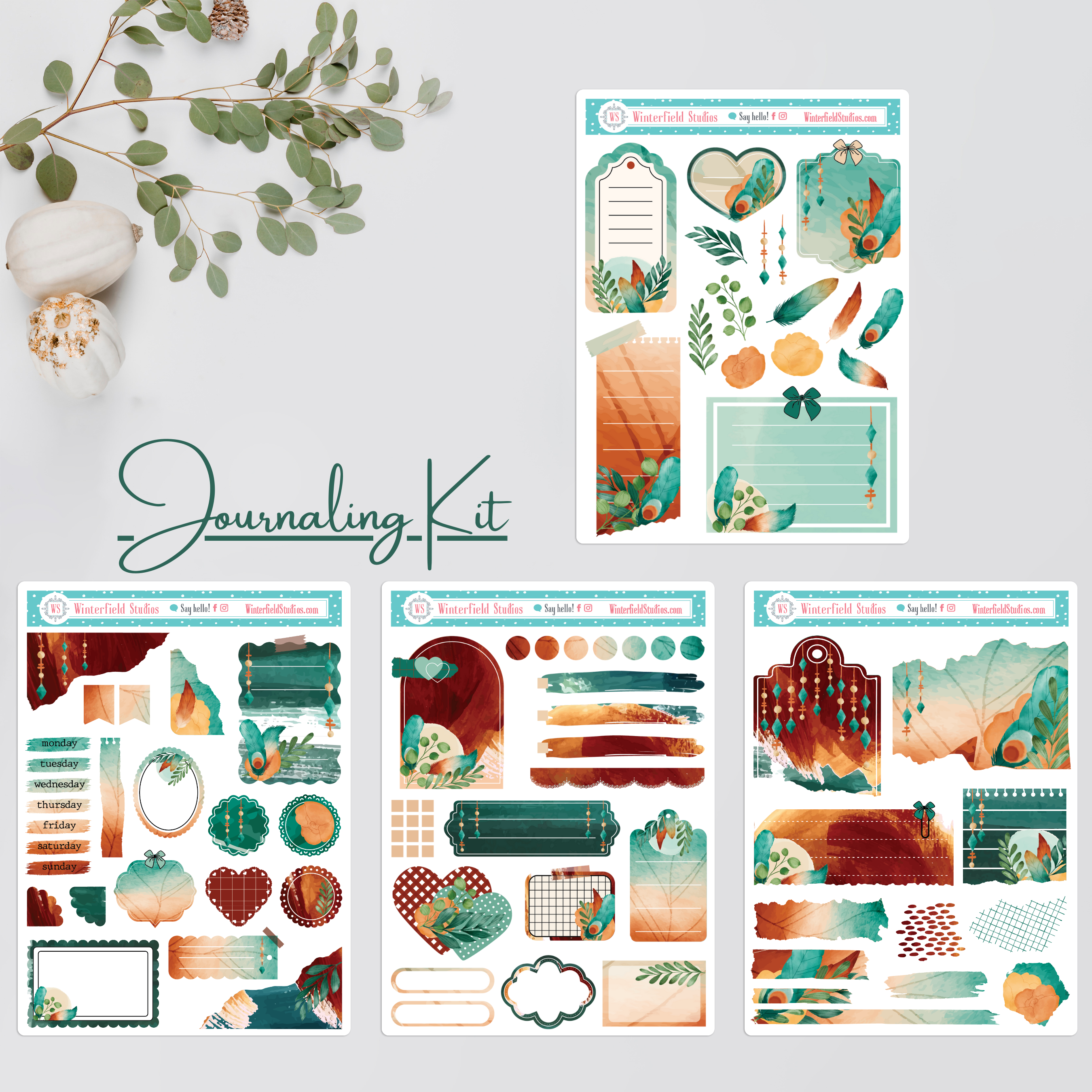 Bullet Journal Art Kit – Harvest Collection AU