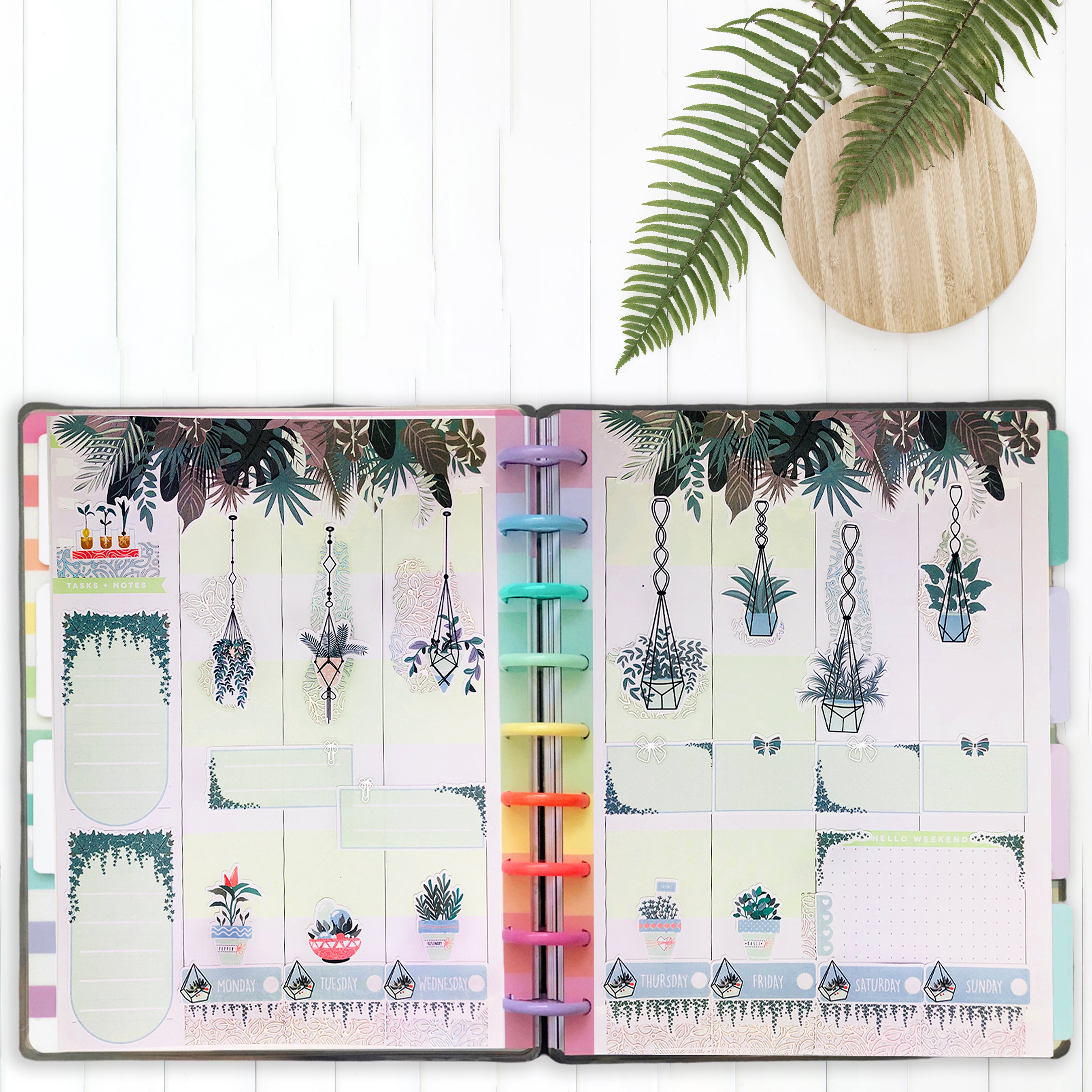 House Plant Stickers - Art Deco Planner Stickers – Winterfield Studios