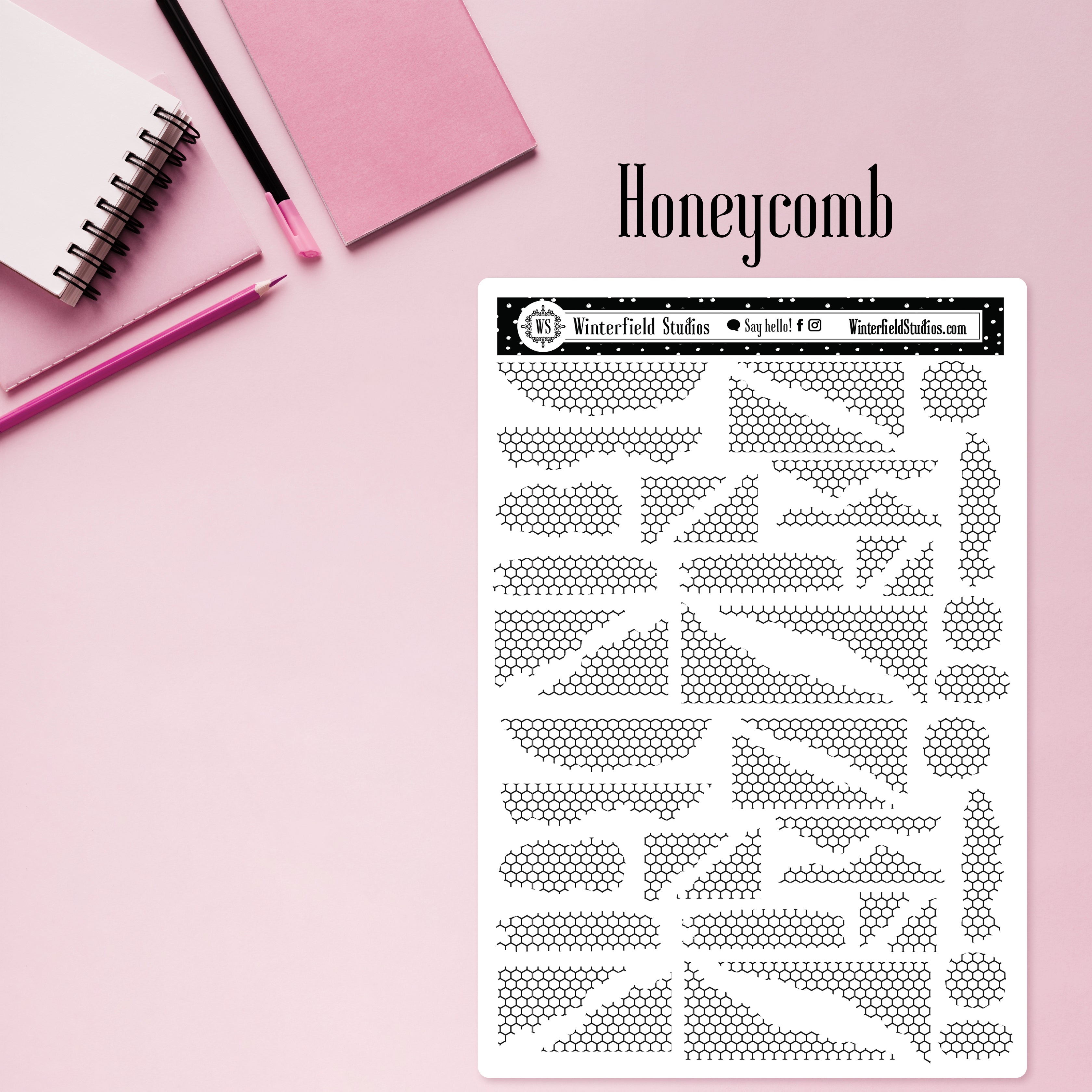 Foiled Torn Paper Pattern Stickers for All Planners – Winterfield Studios