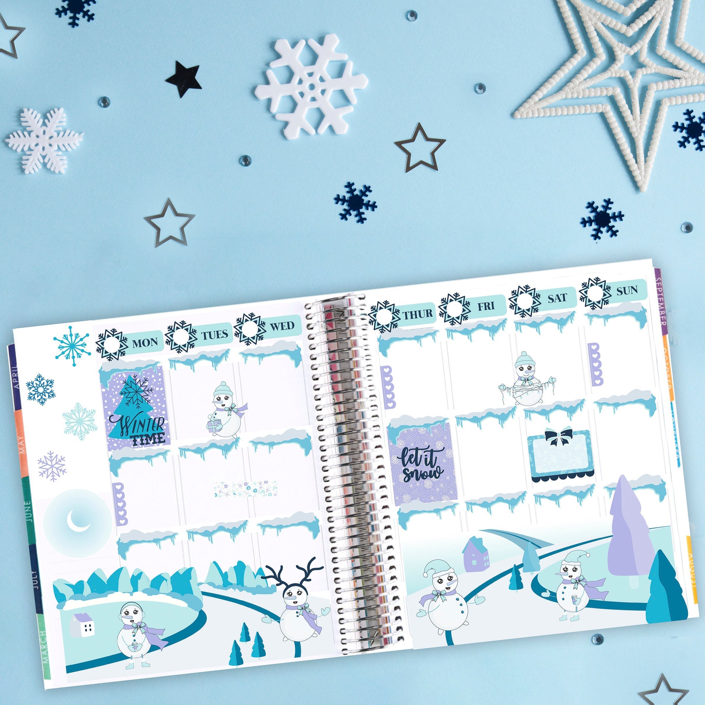 Mini Sticky Note Stickers for All Planners – Winterfield Studios