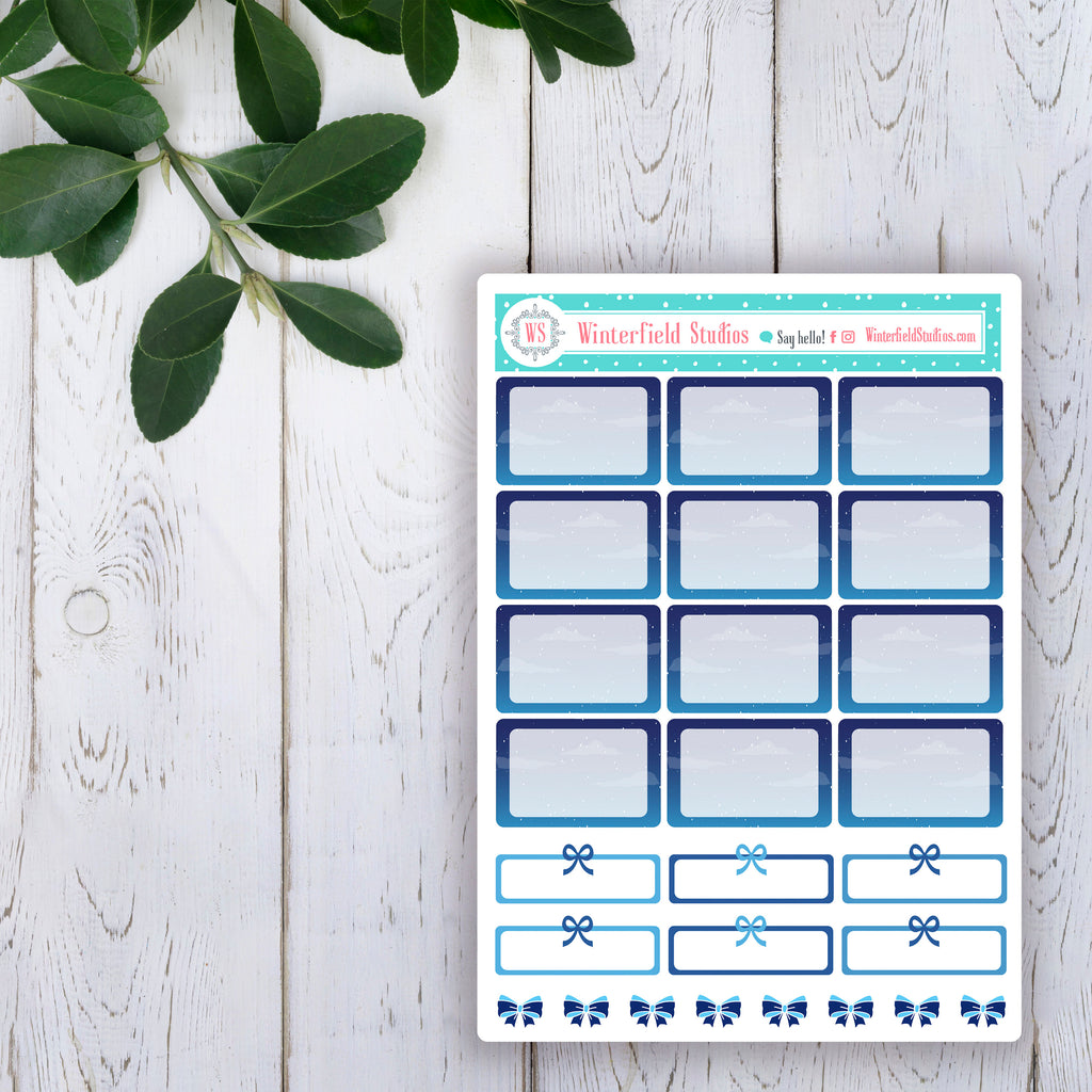 Camping Under the Stars Planner Sticker Kit - Fits Vertical Planners