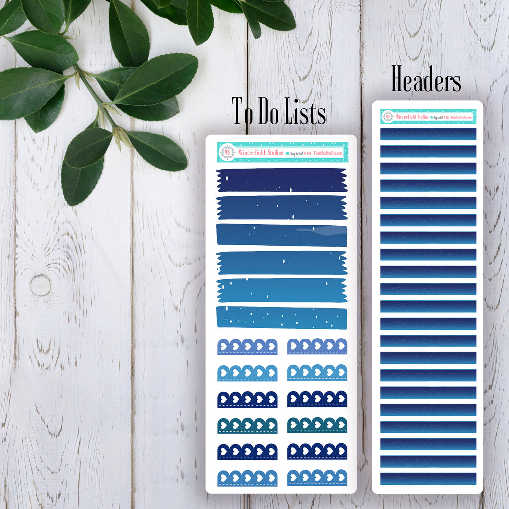 Camping Under the Stars Planner Sticker Kit - Fits Vertical Planners