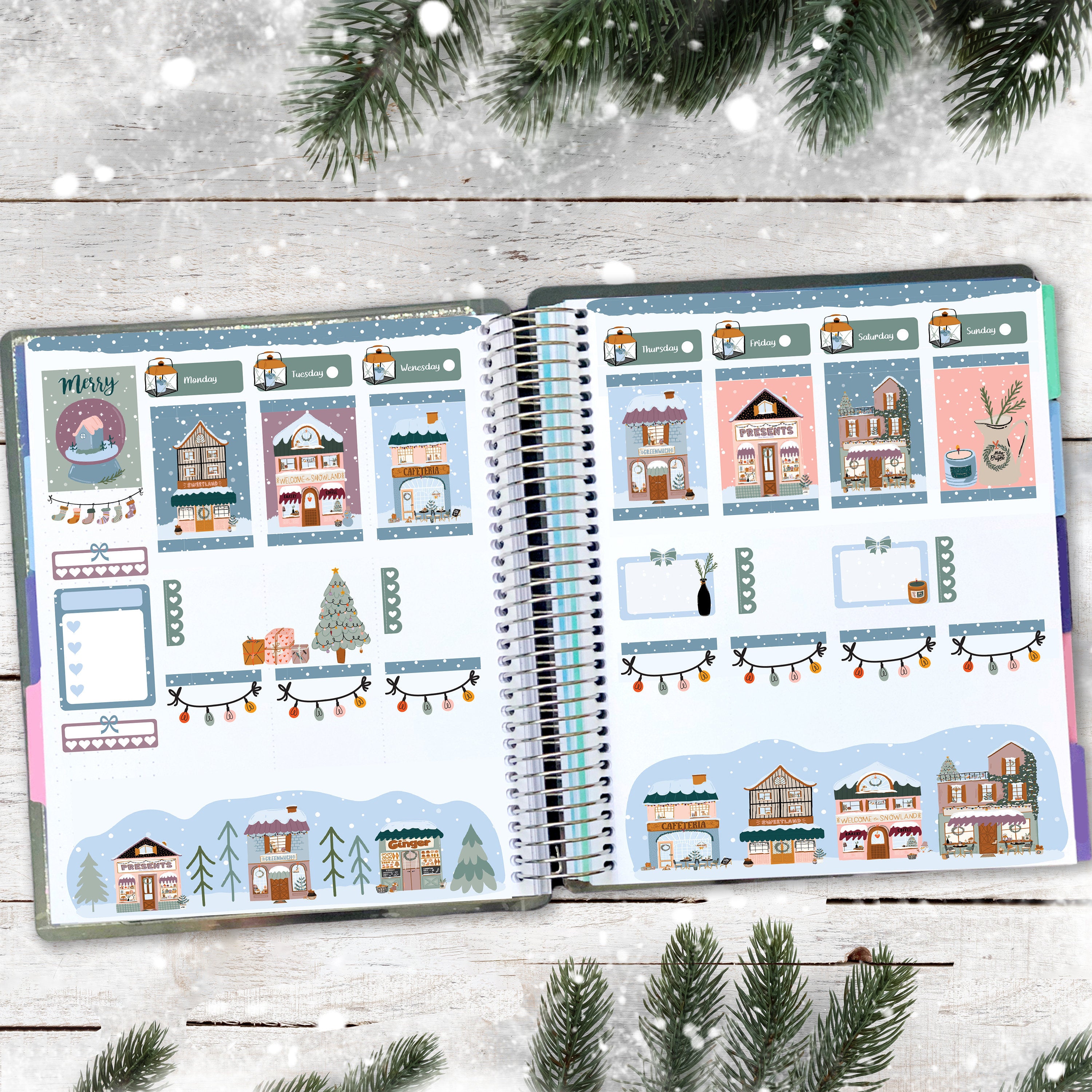 Christmas Village Deco Planner Stickers – The Sticker Party
