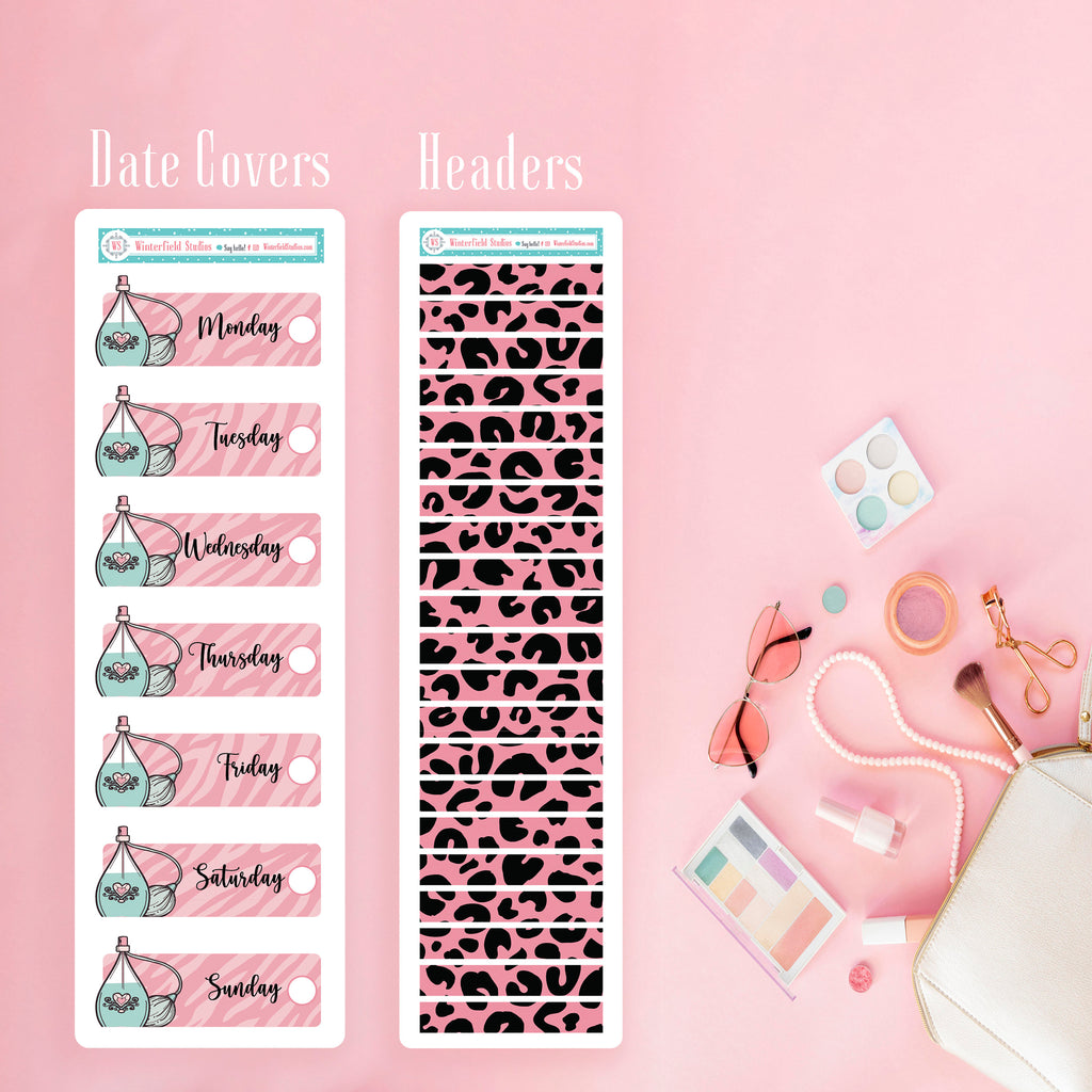 Glam Girls Weekly Planner Sticker Kit - Fits Vertical Planners