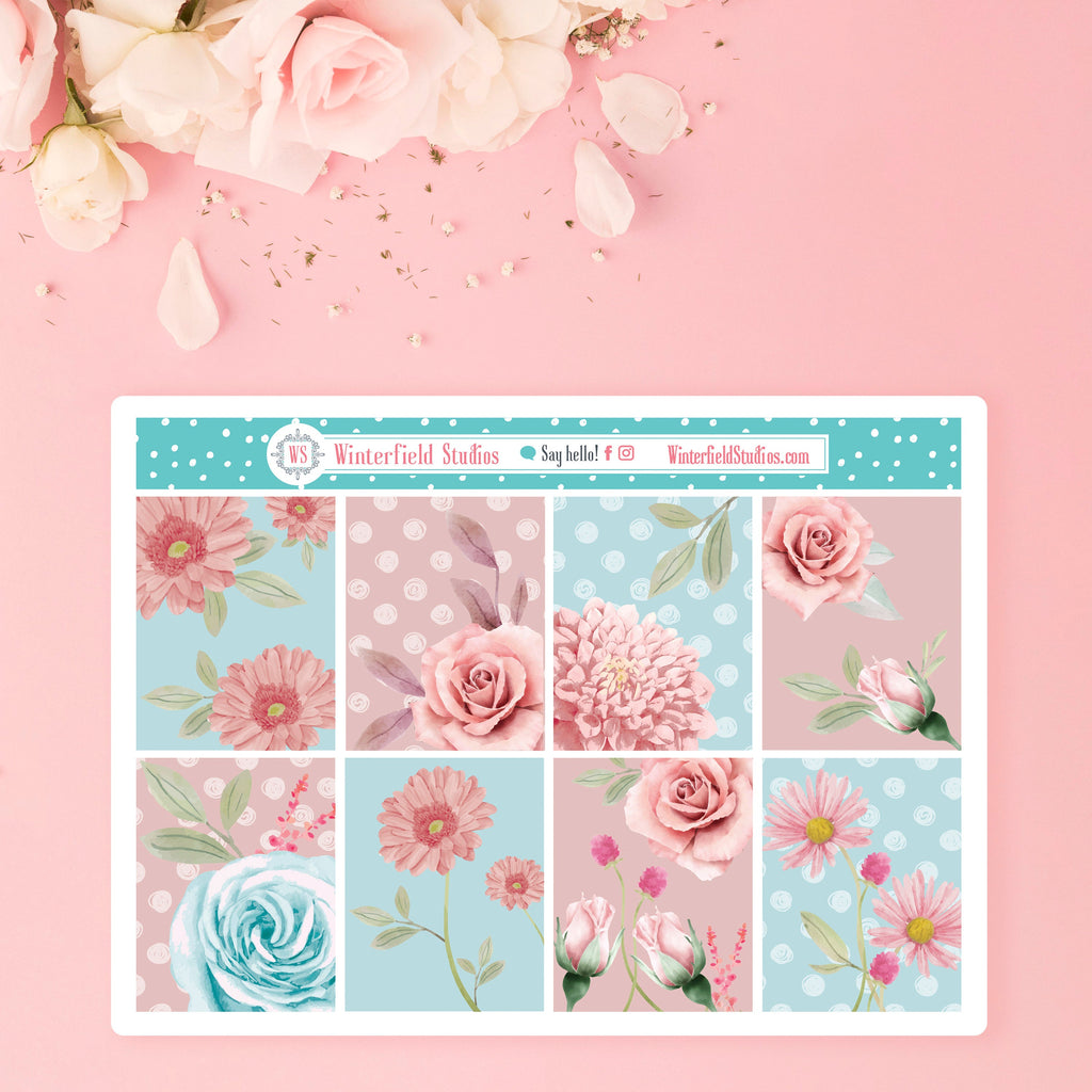 The Untouched Garden Weekly Sticker Kit - Fits Vertical Planners