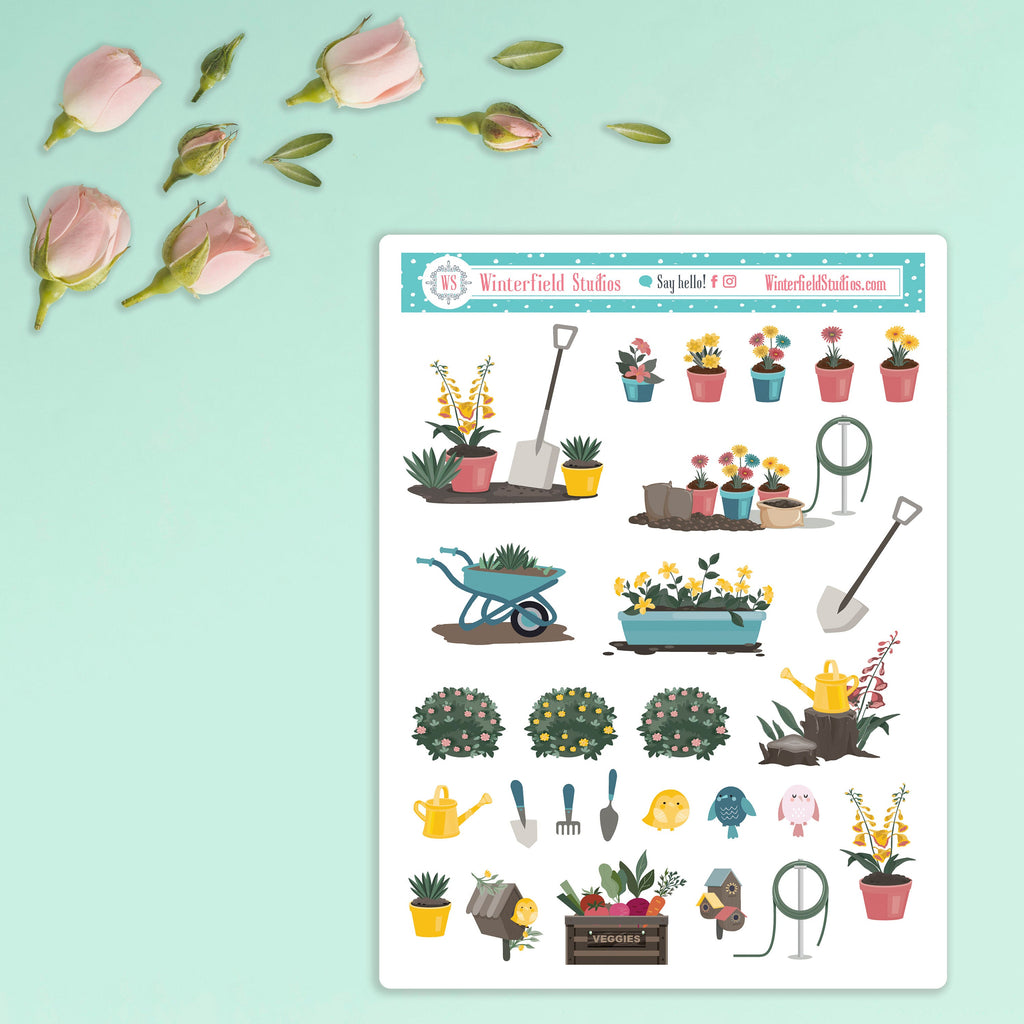 Gardner&#39;s Delight Planner Sticker Kit - Fits Vertical Planners