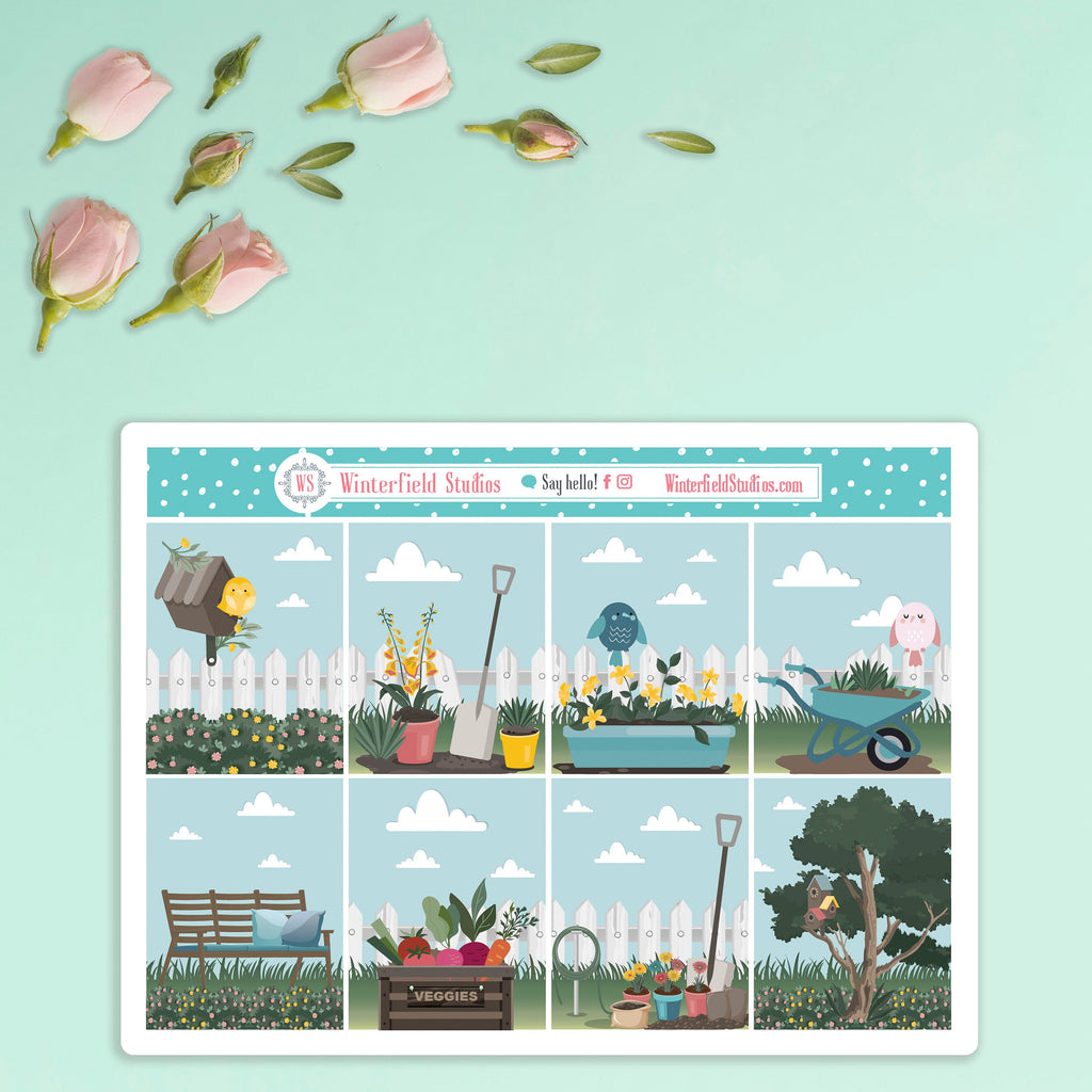 Gardner&#39;s Delight Planner Sticker Kit - Fits Vertical Planners
