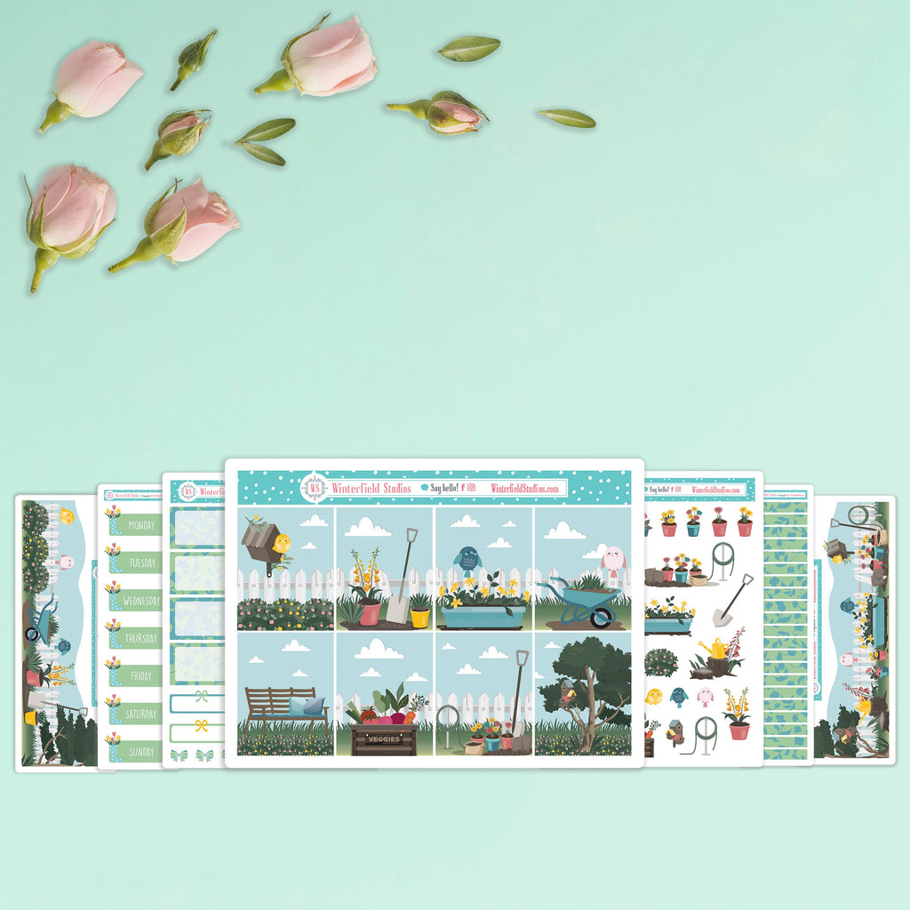 Gardner&#39;s Delight Planner Sticker Kit - Fits Vertical Planners