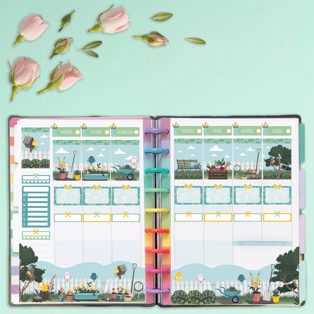 Gardner&#39;s Delight Planner Sticker Kit - Fits Vertical Planners